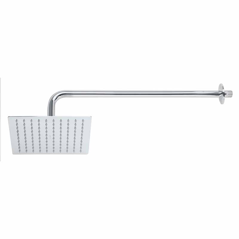 REGADERA C/BRAZO CROMADO 8" R-308 FOSET            