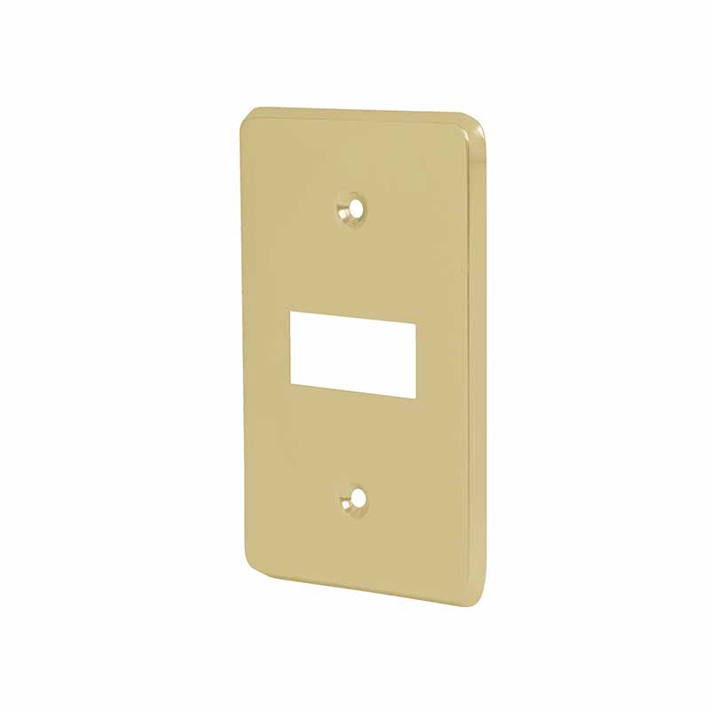 PLACA DE ALUMINIO SENCILLA PASE-E VOLTEC           