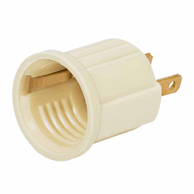 PORTALAMPARA ADAPTADOR MARFIL POBA-20 VO           