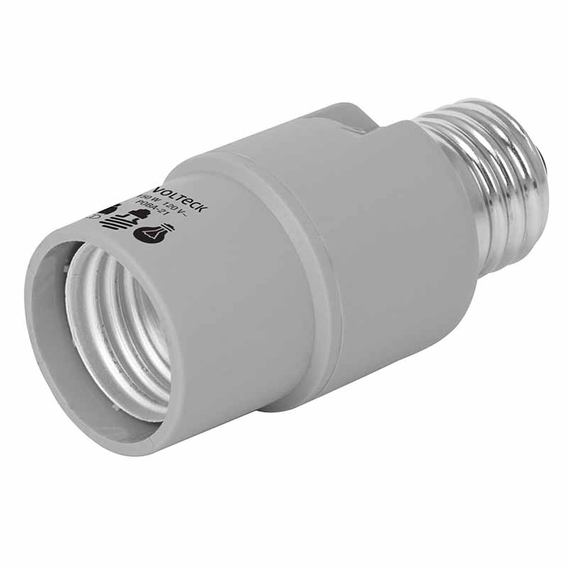 PORTALAMPARA C/SENSOR POBA-21 VOLTECK              