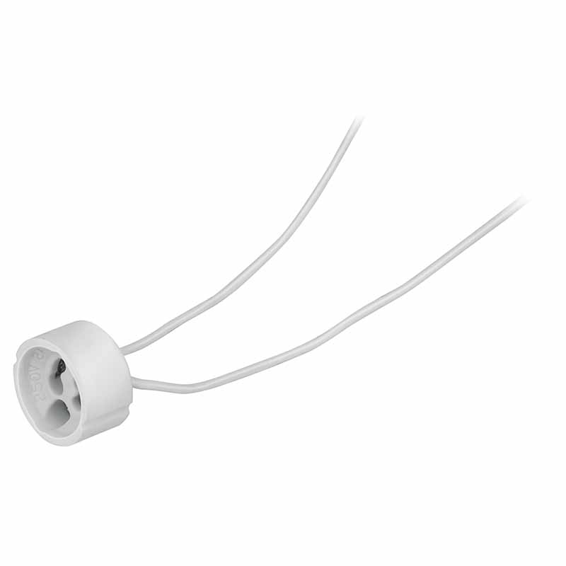 PORTALÁMPARA DE PORCELANA PARA BASE GU10, VOLTECK