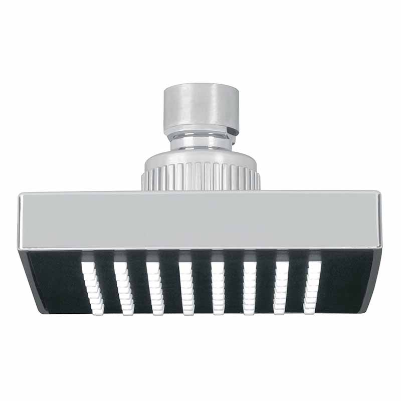 REGADERA CUADRADA 4" ABS R-403S CROMO S/BRAZ FOSET 