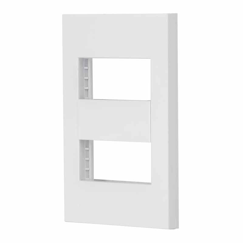 PLACA 2 SALIDAS 1MOD BCO PPDO-EB ESPAÑOLA VOLTECK  
