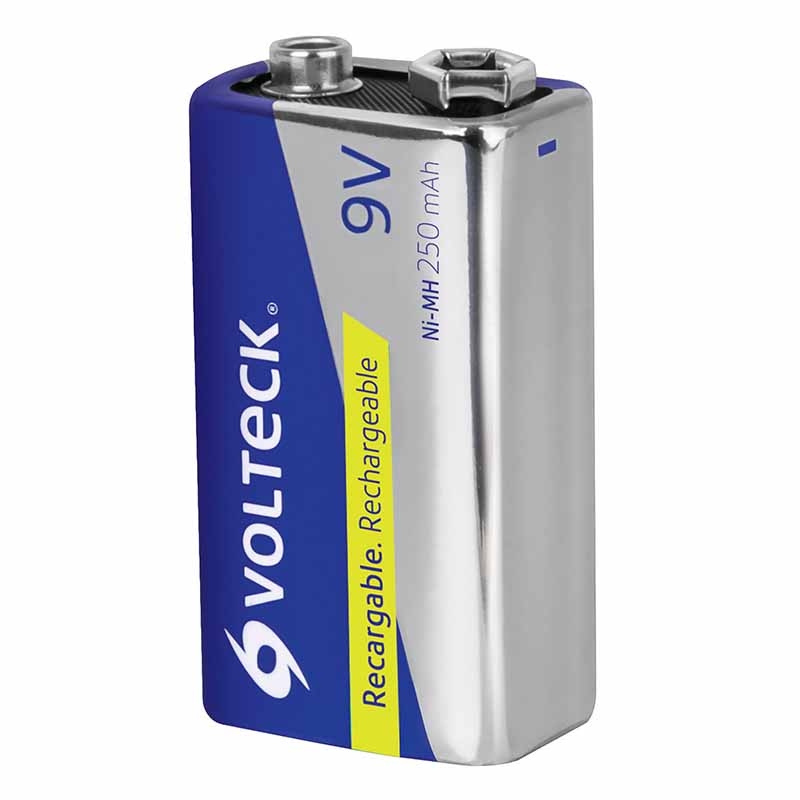 PILA RECARG 9V 250MAH RE-9V2 USO GRAL VOLTECK      