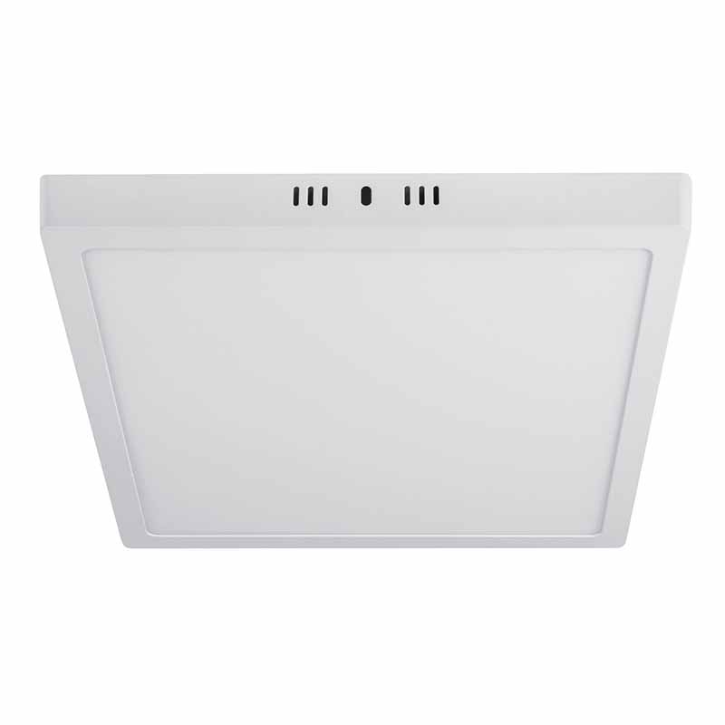 LUMINARIO LED TIPO PLAFÓN 24 W, CUADRADO, LUZ DE DÍA, BLANCO
