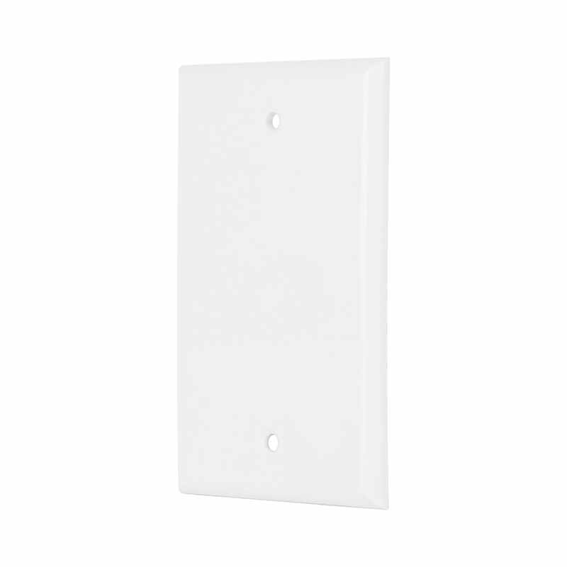 PLACA DE ABS CIEGA, STANDARD, BLANCO, VOLTECK