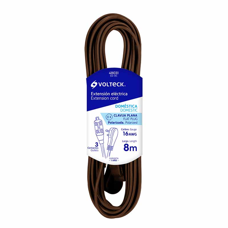 EXTENSION ELEC.DOMESTICA 8M CAFE ED-8C V           