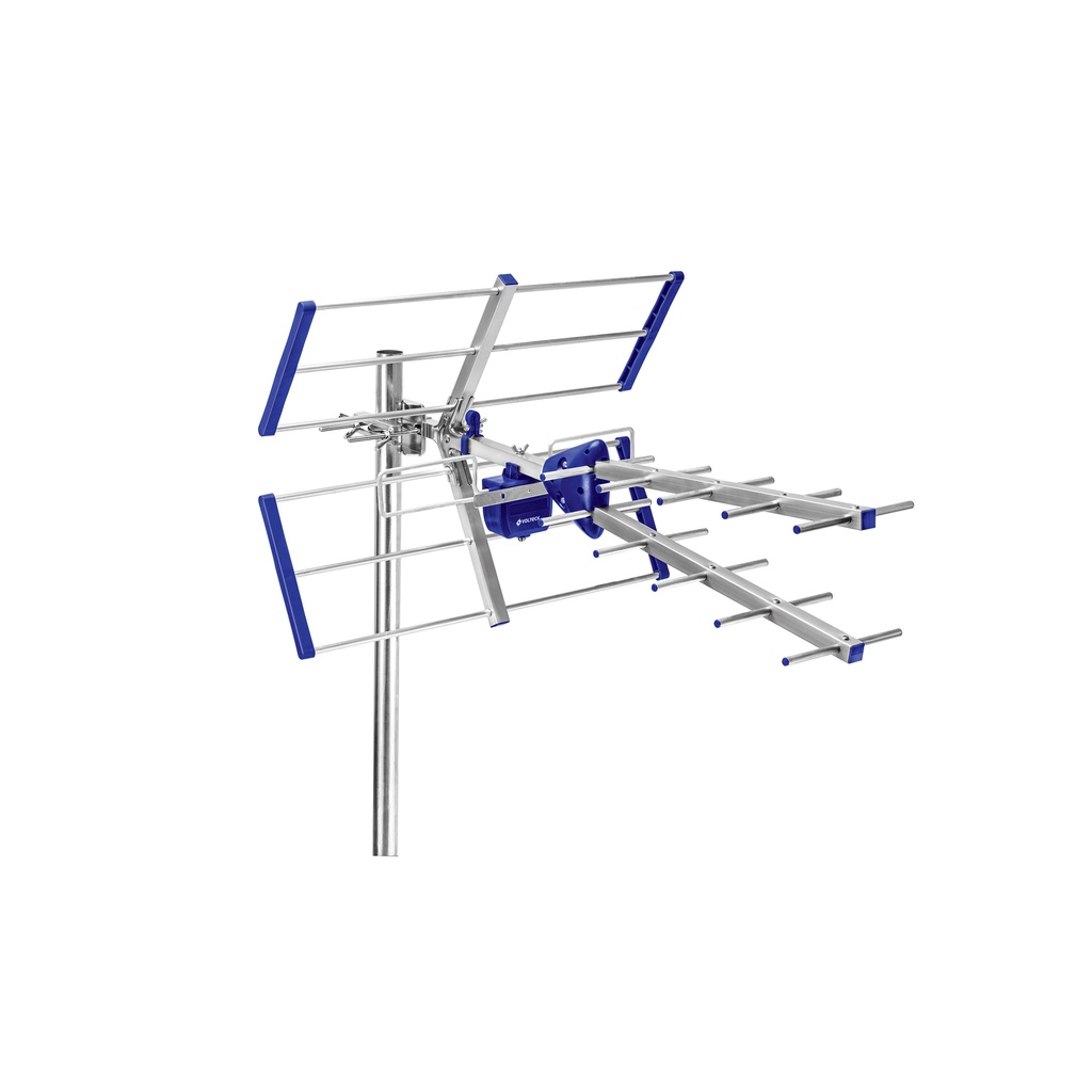 ANTENA AÉREA PARA TV HD, 17 ELEMENTOS, VOLTECK