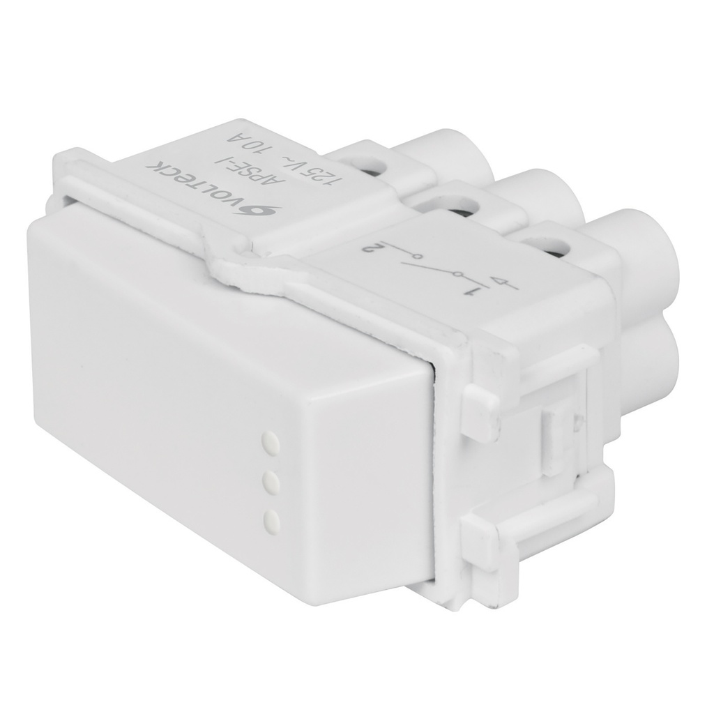 APAGADOR SENCILLO BCO APSE-IB VOLTECK              