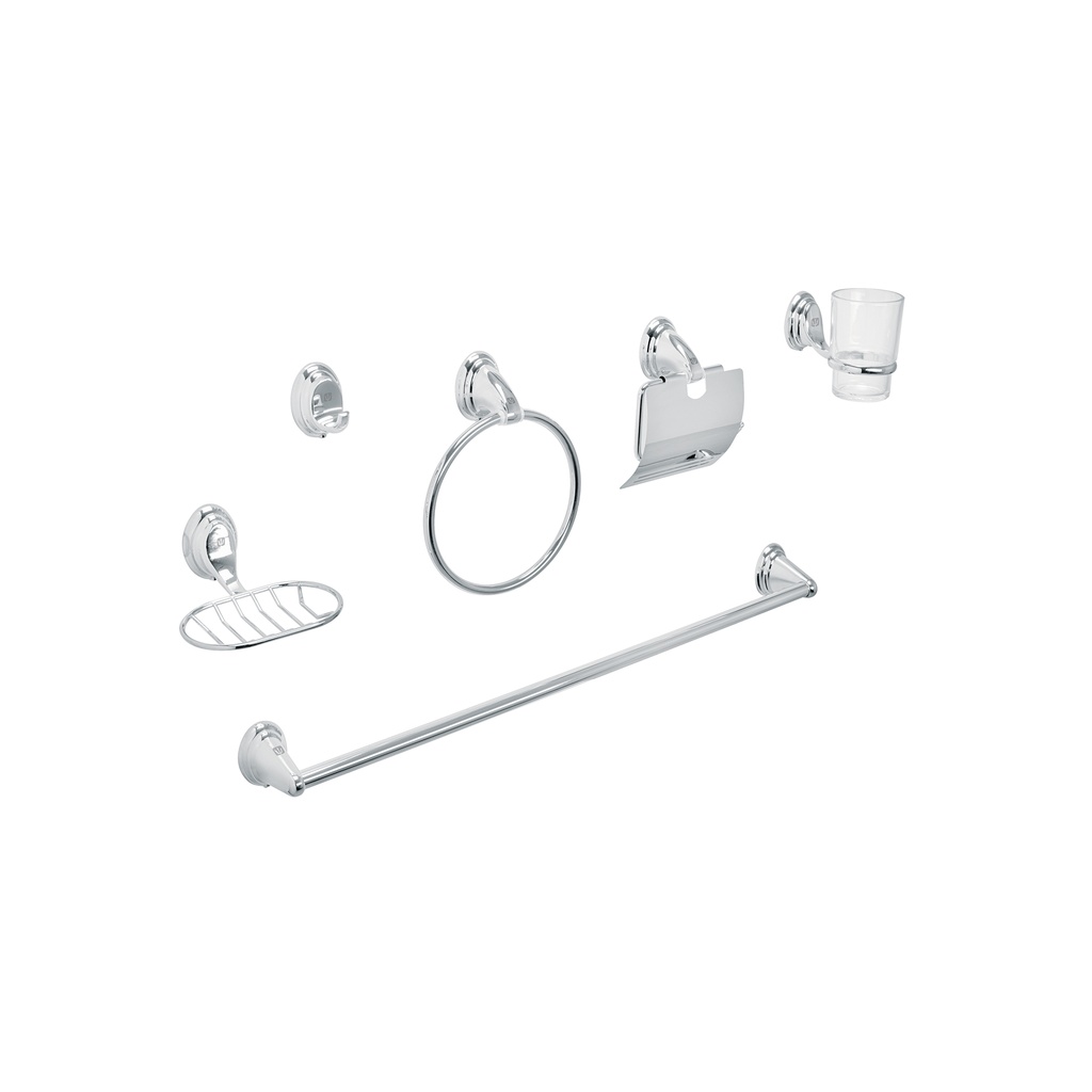 ACCESORIOS P/BAÑO CROMO AQA-4003 FOSET             