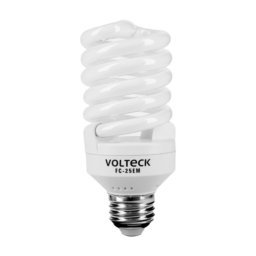 FOCO AHORRADOR 25W,L/CALIDAD T2 FC-25EM VOLTECK    