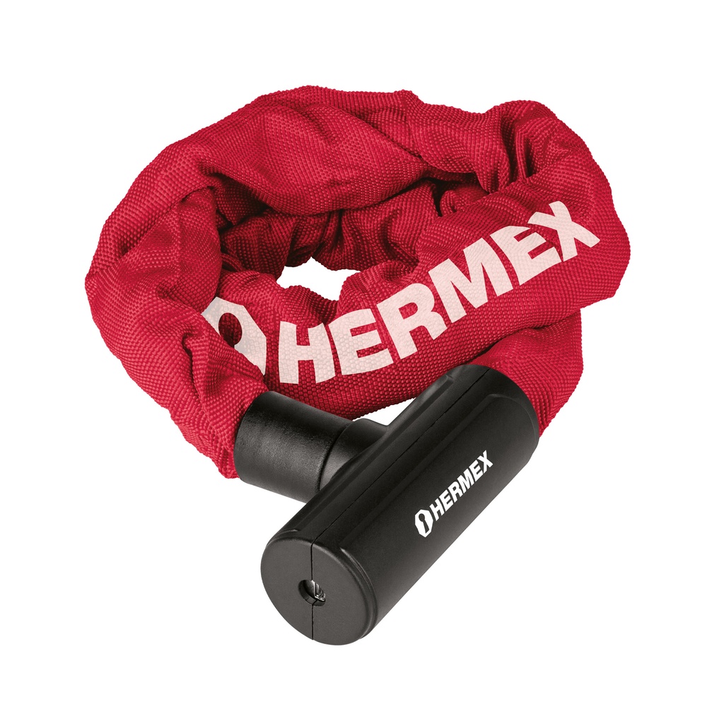 CANDADO C/CADENA FORRADA CB-90 10MM HERMEX         