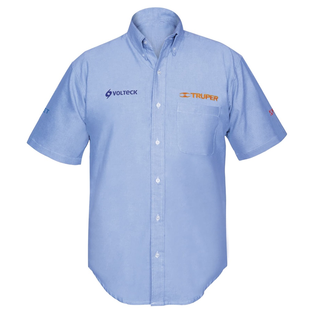 CAMISA P/HOMBRE M/CORTA CAM-AZ-CXXXL AZUL TRUPER   