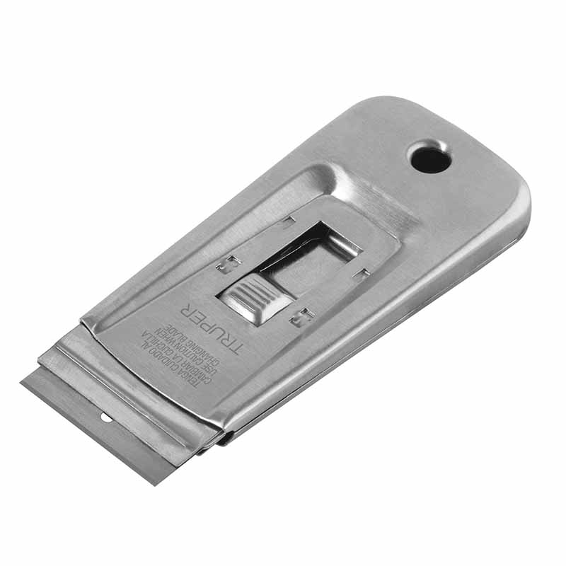 RASPADOR DE ACERO INOXIDABLE CON CUCHILLAS DE 1-1/2', TRUPER