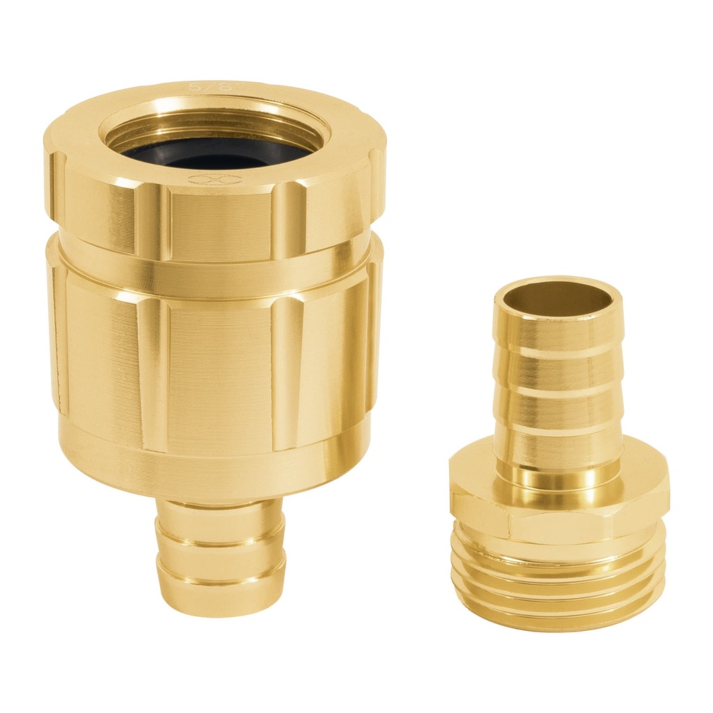 CONECTOR 5/8' HEMBRA ROBUSTO DE ALUMINIO, TRUPER