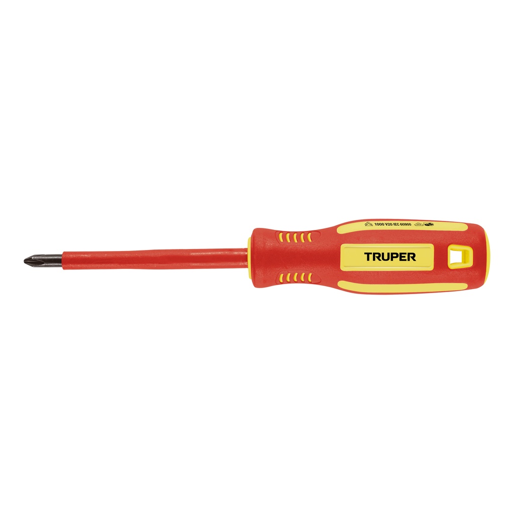 DESARMADOR DIELECTRICO CRUZ DP-1/4X4D TRUPER       