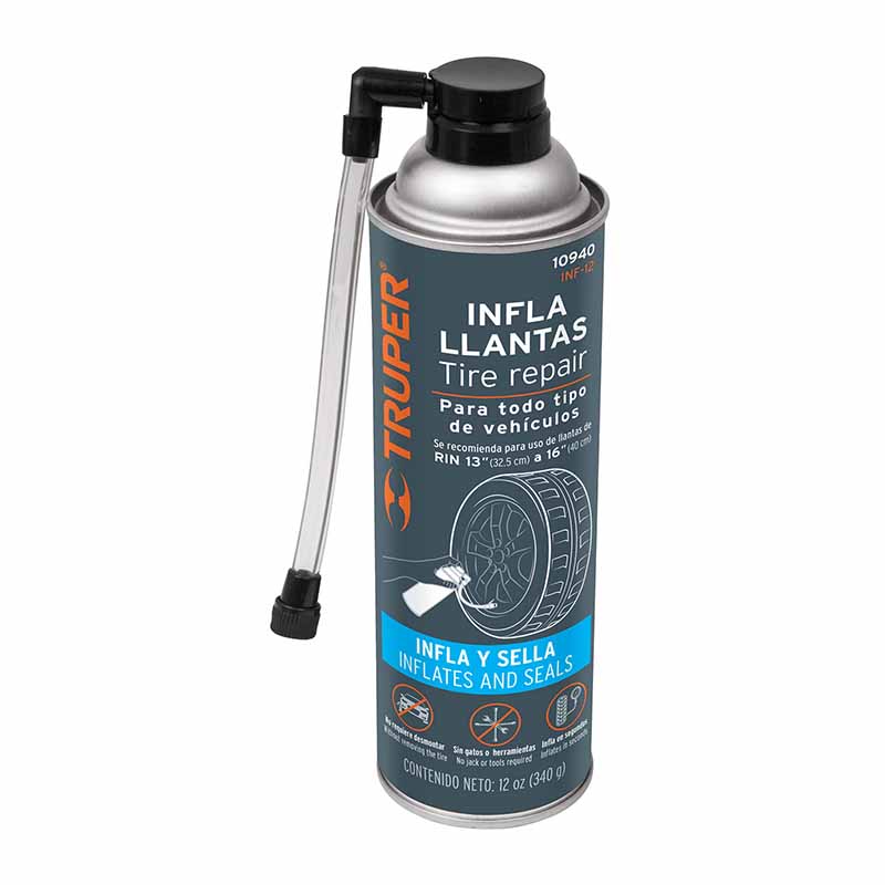 INFLALLANTAS DE 12 OZ (340 G), TRUPER