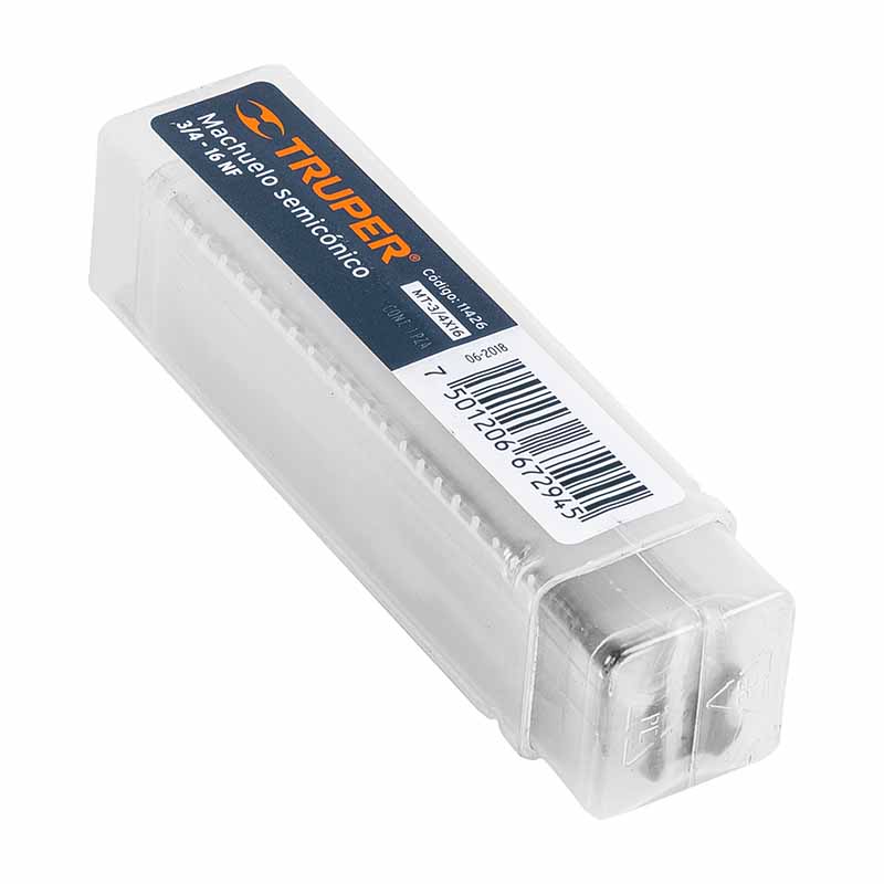 MACHUELO SEMICONICO MT-3/4X16 NF TRUPER            