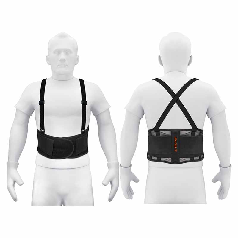 FAJA LUMBAR DE MALLA TRANSPIRABLE, TALLA M, TRUPER
