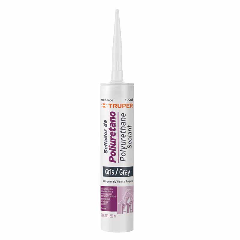 SELLADOR DE POLIURETANO DE 280 ML, GRIS, TRUPER