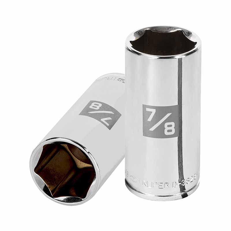 DADO STD 3/8"X7/8" 6 PUNTAS D-3828-HL TRUPER          
