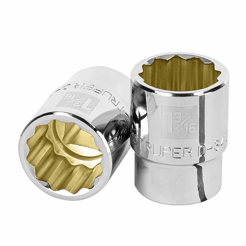 DADO CUADRO 3/4 ESTR. 1 3/16" D-3438 TRUPER             