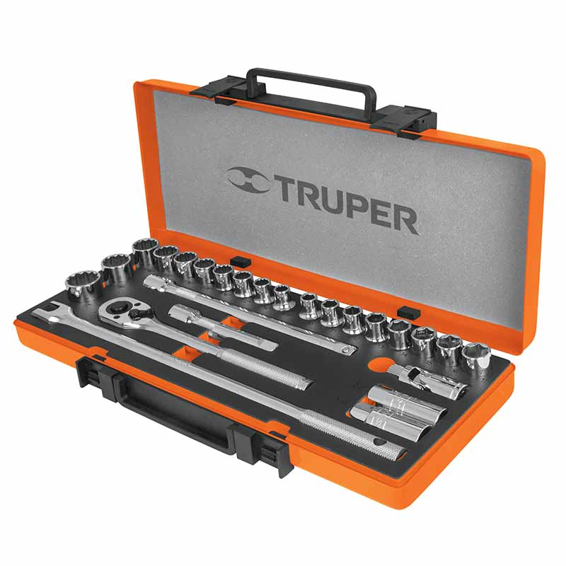 DADOS JGO DE 26 PZS JD-1/2X26MP TRUPER             