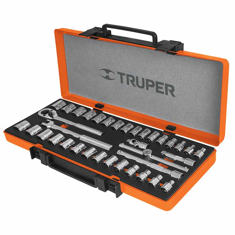 JGO. DADOS 36 PZS CUADRO 3/8 JD-3/8X36MP   TRUPER        
