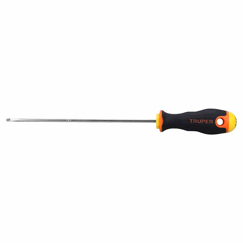 DESARMADOR CABINET 1/8"X6" DG-1/8X6B TRUPER           