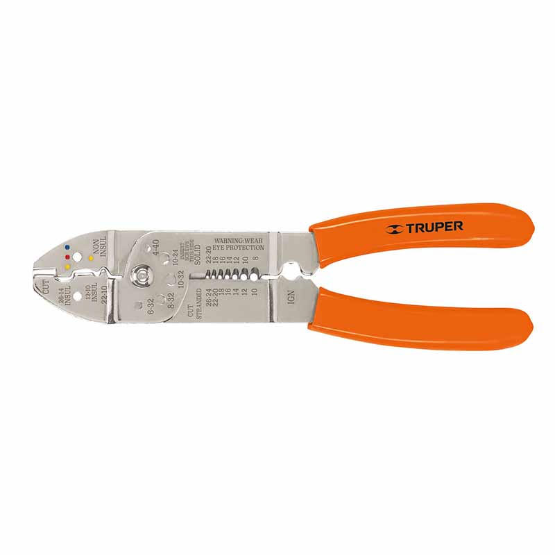 PINZA 9' PELA CABLES, 26 A 10 AWG, TRUPER
