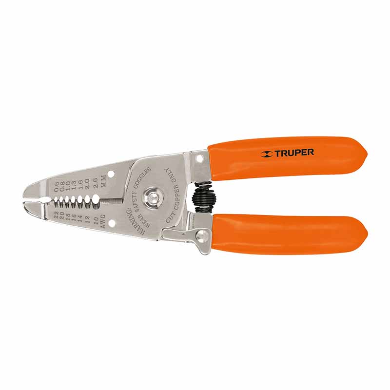 PINZA 6' PELA CABLES, 26 A 16 AWG, TRUPER