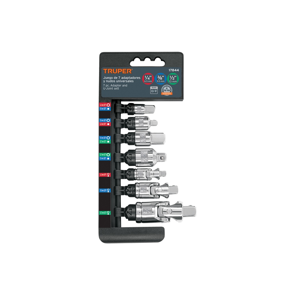 ADAPTADOR Y NUDOS 7PZS JGO-AN7 TRUPER              