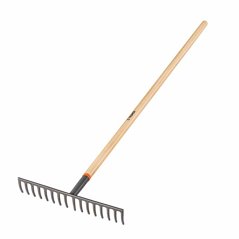 RASTRILLO RECTO DE 16 DIENTES, MANGO DE 60', TRUPER