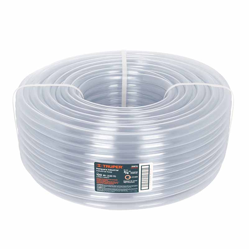 MANGUERA INDUSTRIAL 3/4 MAN-3/4I 100 MTS TRUPER    