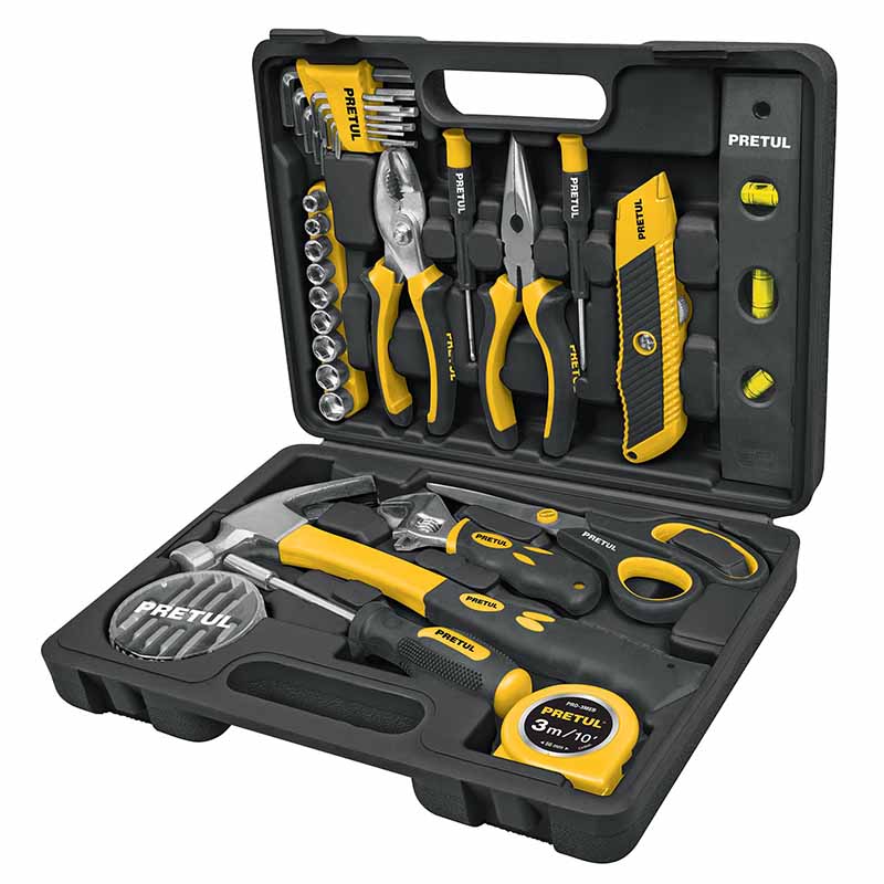 JUEGO DE 42 HERRAMIENTAS COMFORT GRIP, PRETUL