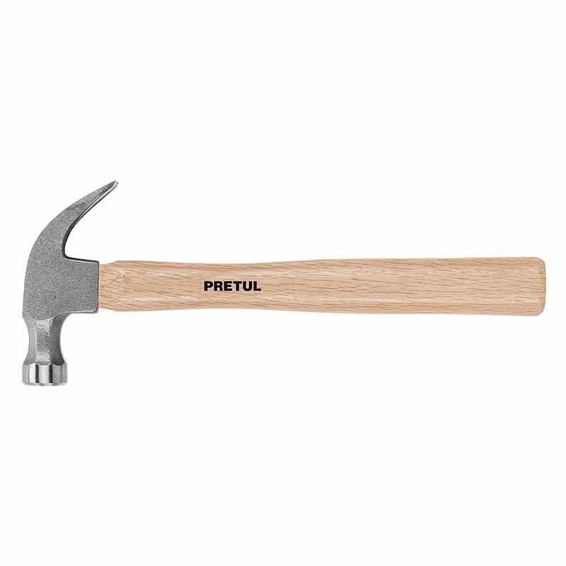 MARTILLO UÑA CURVA 16 OZ, PRETUL