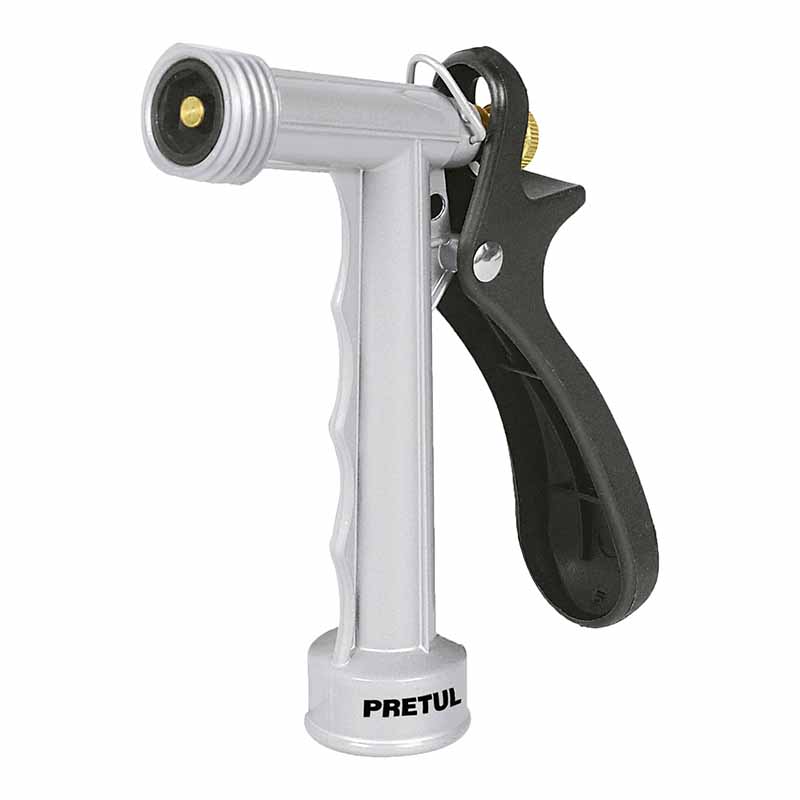 PISTOLA PARA RIEGO DE 5' DE 2 FUNCIONES METÁLICA, PRETUL