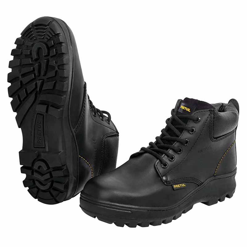 ZAPATO INDUSTRIAL 100% PIEL ZC-030N PRETUL         