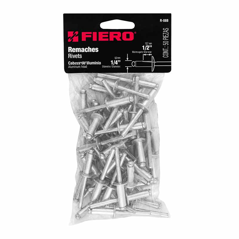REMACHES D/ALUM.3/16" R-68B 50PZ FIERO             