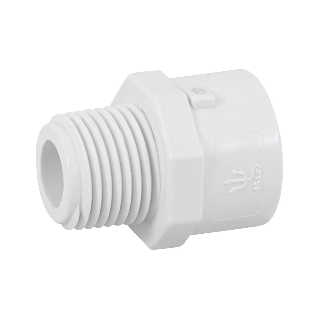 ADAPTADOR MACHO HIDRAULICO 1/2 PVC-611 FOSET       