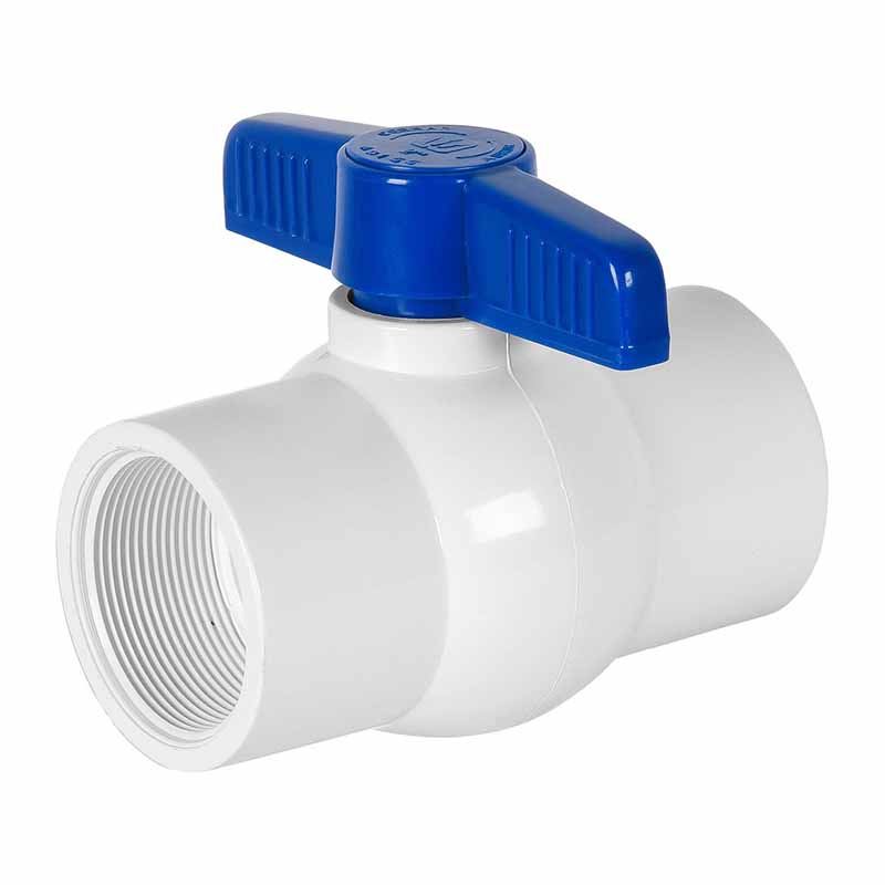VALVULA ESFERA PVC ROSC. PVC-ES-2R FOSET           