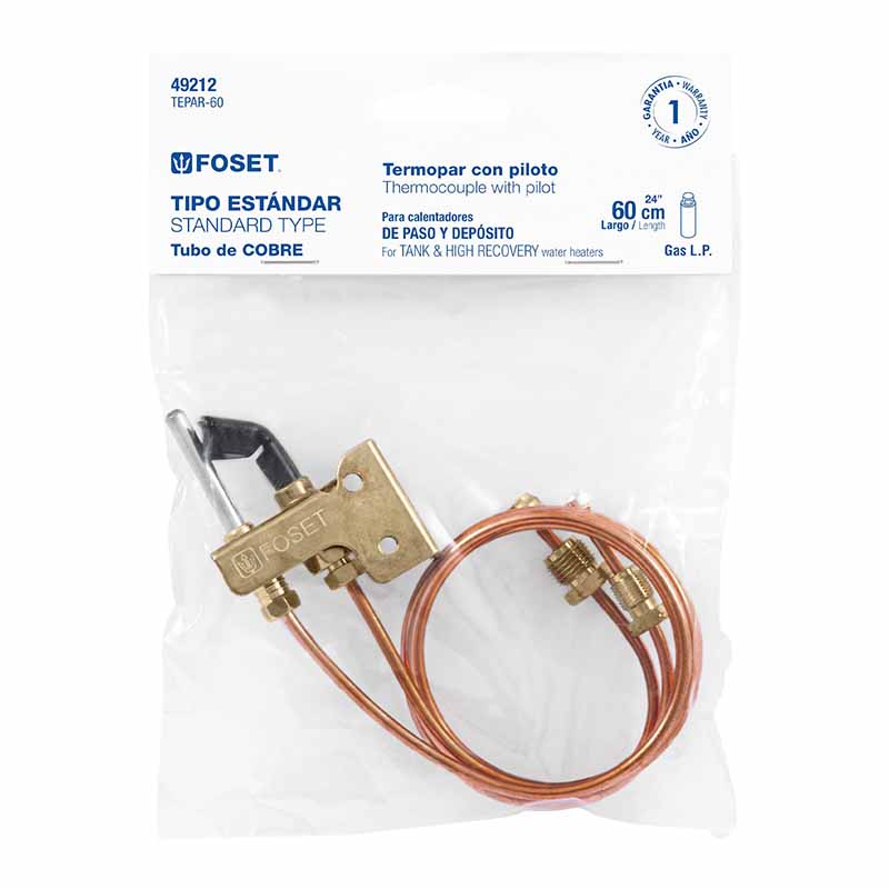 TERMOPAR 60CMS. C/PILOTO TEPAR-60 FOSET            