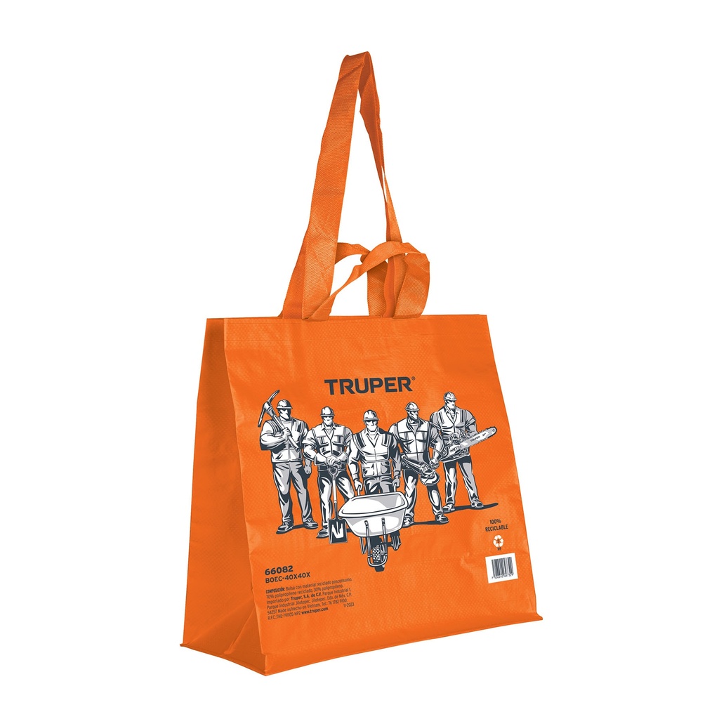 BOLSA ECOLOGICA NARANJA BOEC-40X40X TRUPER         