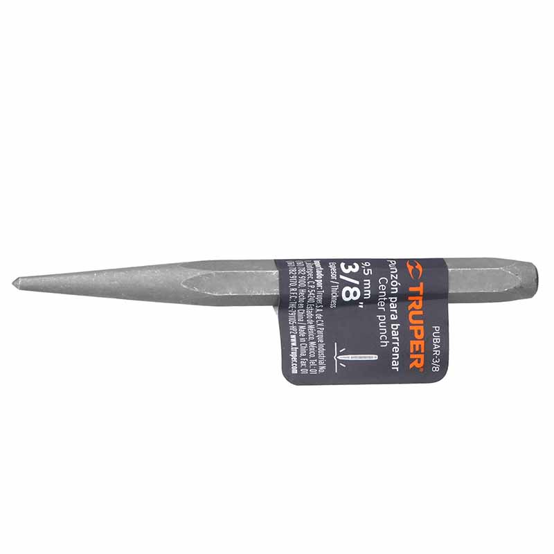 PUNZÓN 3/8' PARA BARRENAR, LARGO 4-7/8', TRUPER