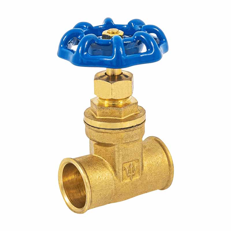 VÁLVULA DE COMPUERTA DE LATÓN SOLDABLE DE 3/4', FOSET