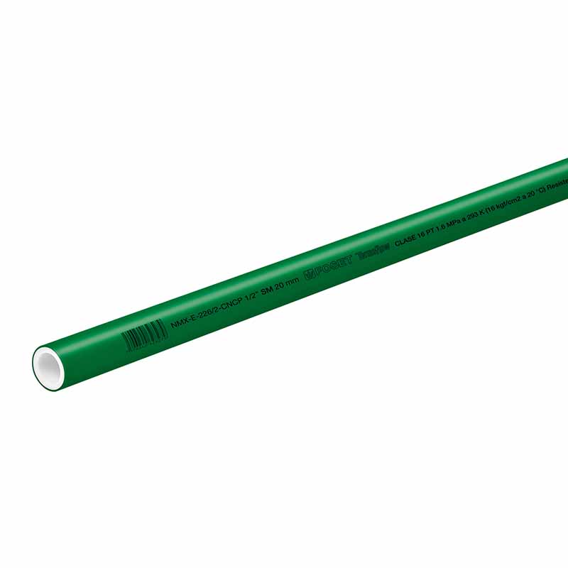 TUBO TERMOFUSION 1/2 PPR CV-001 4 MTS FOSET        