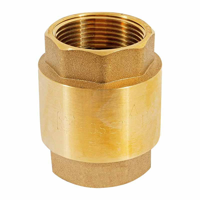 VALVULA DE RETENCION LATON VARE-1-1/4 FO           