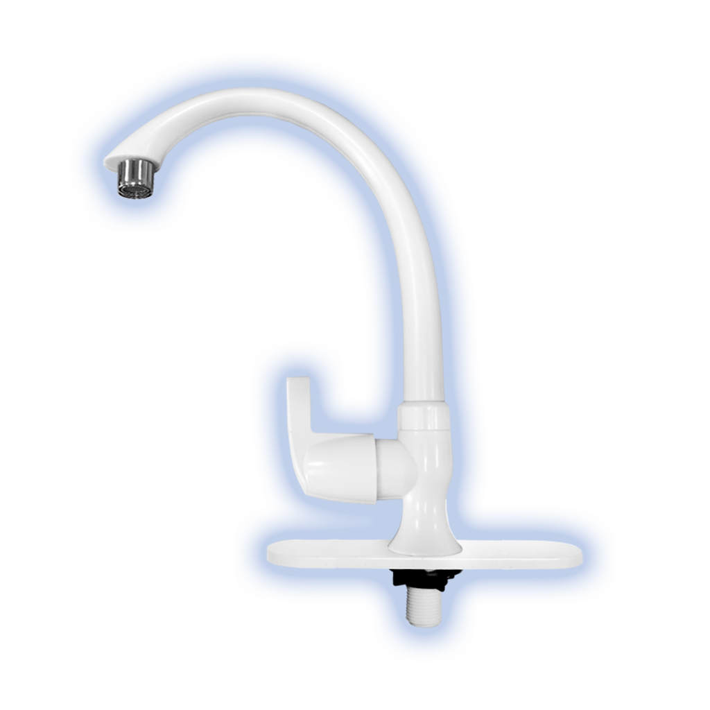 LLAVE P/FREGADERO ABS BLANCA 4431 FLEXIMATIC       