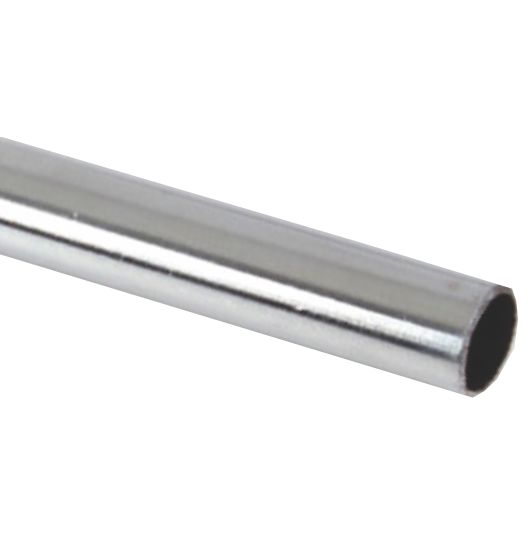 TUBO CROMADO PARA CORTINERO 1" X 6 METROS          