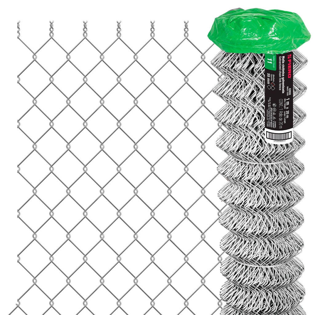 ROLLO 20 M X 1 M MALLA CICLÓNICA CALIBRE 11 ABERTURA 55 MM (copia)